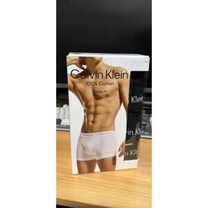 Calvin Klein Men’s 5 Pack Boxer Briefs 100% Cotton Classic Fit Black Size L New